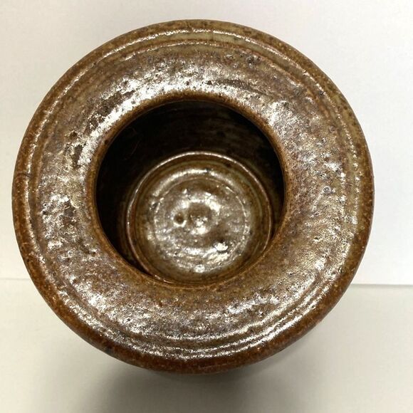 Ceramic Lantern Pottery Art Tea Light Luminary Candle Holder 2.75 in tall x 4.5 - Picture 7 of 14